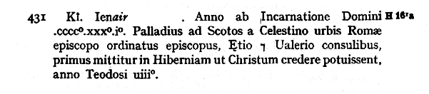 Image of the printed copy of the Annals of Ulster